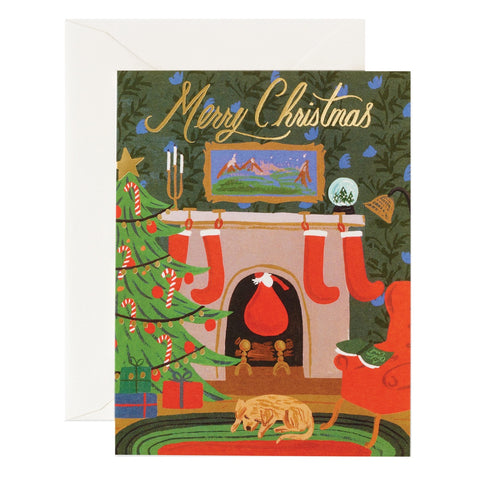 Christmas Eve Scene Single Card