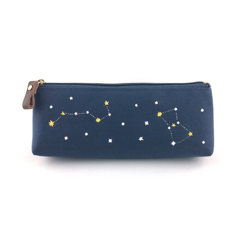 Constellation Canvas Pen Case