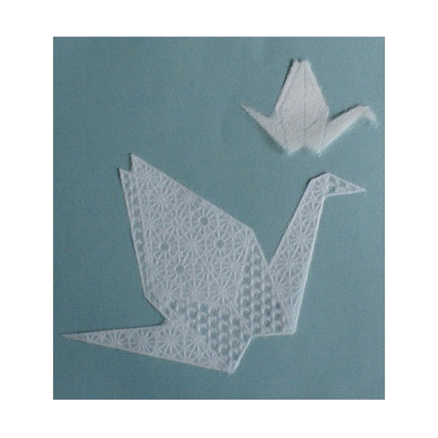 Origami Crane #206 Washi Ornaments