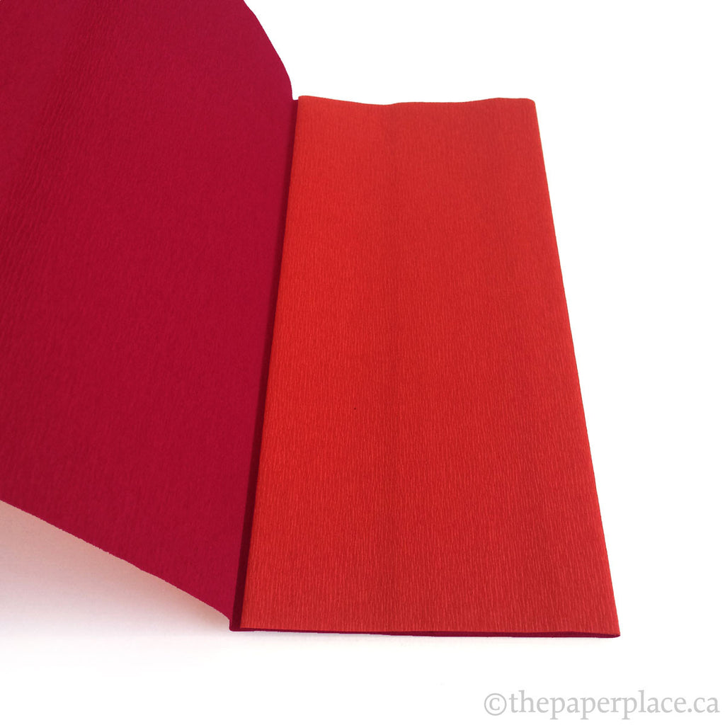 90g Double-Sided Crepe - Red/Wine