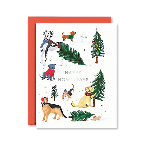 Tree Farm Dogs Holiday Boxed Cards