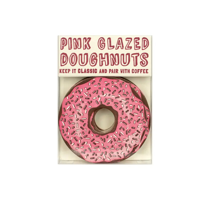 Doughnut Letterpress Coasters