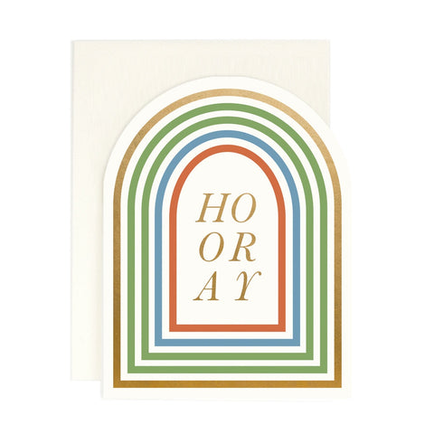 Arched Hooray Single Card