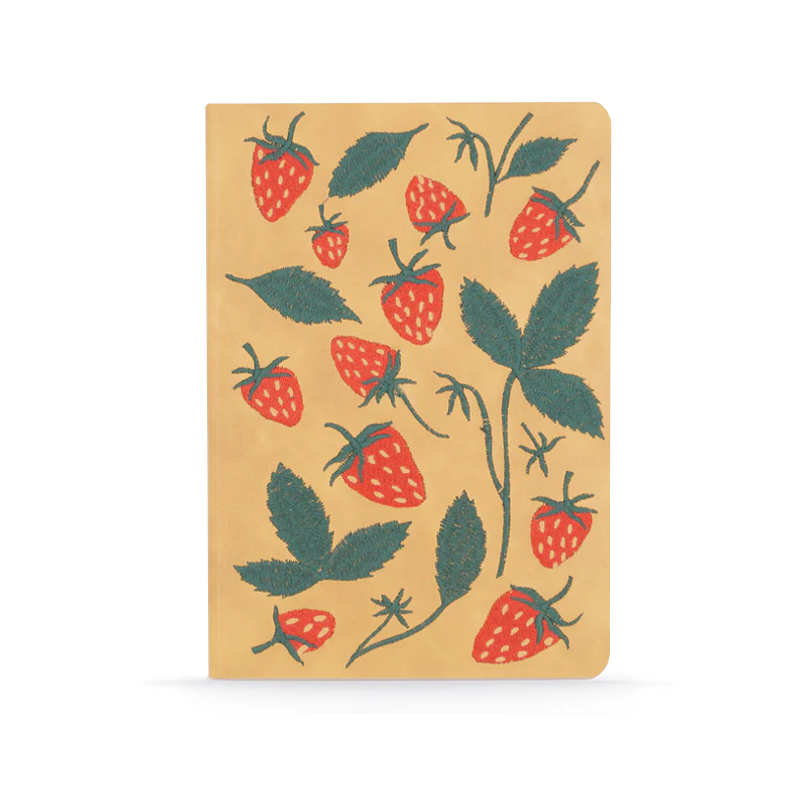 Elana's Berries Embroidered Journal