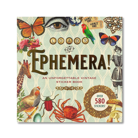 Loads of Ephemera Vintage Sticker Book