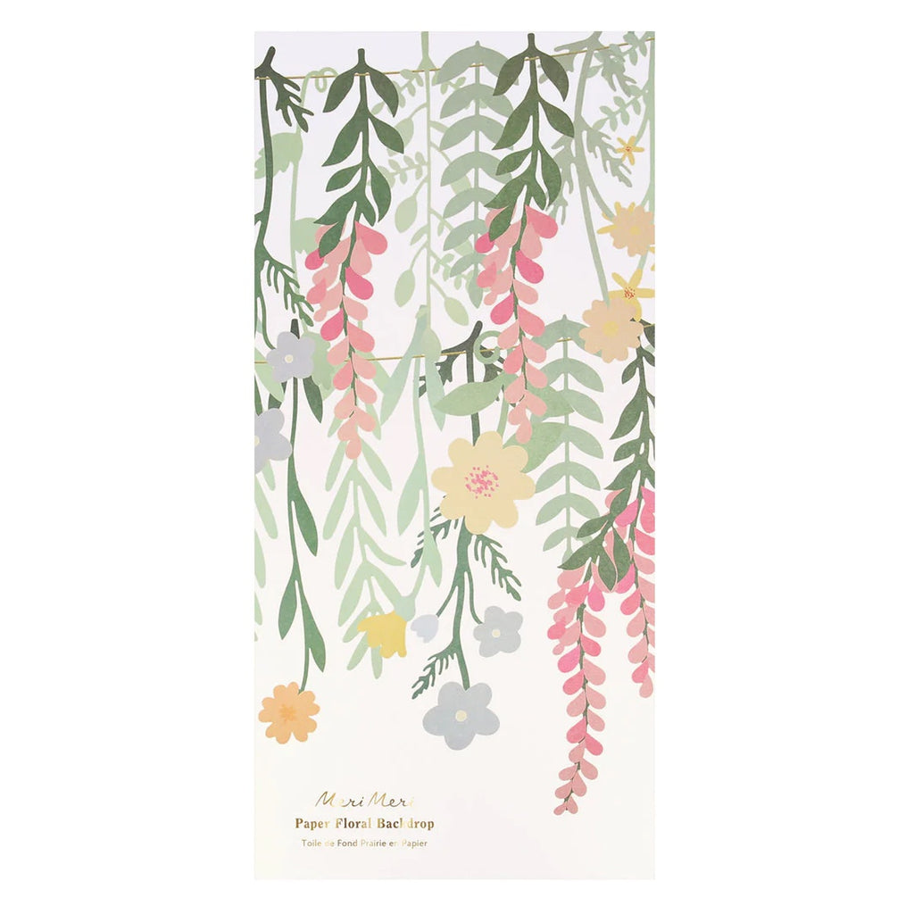 Floral Paper Backdrop