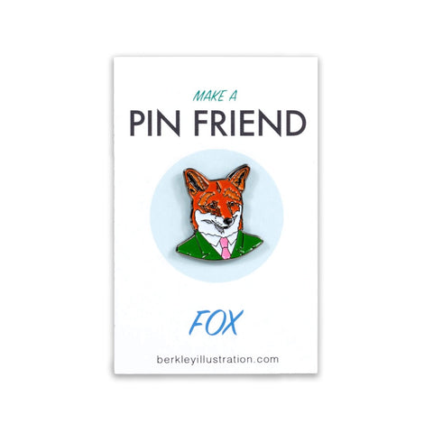 Berkley Fox Gentleman Enamel Pin
