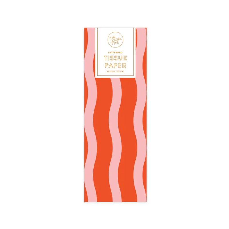 Fussy Stripe Tissue Paper Pack – The Paper Place