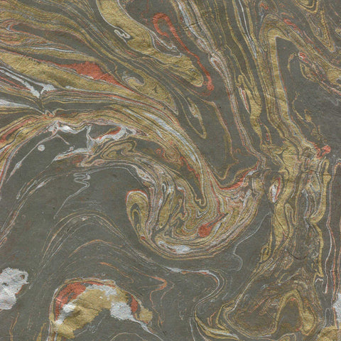 Marble - Gold/Silver/Copper on Slate
