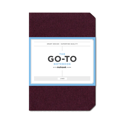 Go-To Lined Notebook Mulberry Wine
