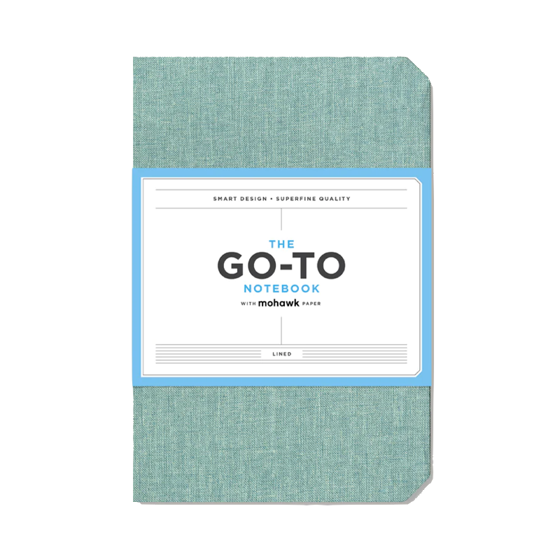 Go-To Lined Notebook Sage Blue