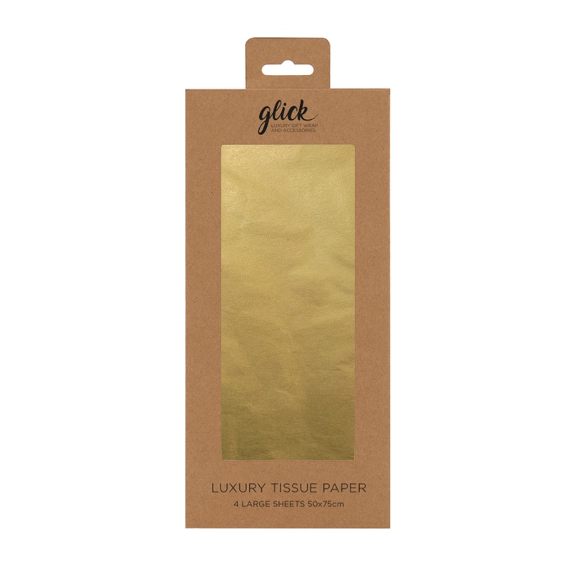 Solid Gold Tissue Paper Pack