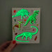 Happy Birthday Dinosaurs (Glow In The Dark) Card