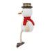 Large Wooden Snowman Shelf Sitter