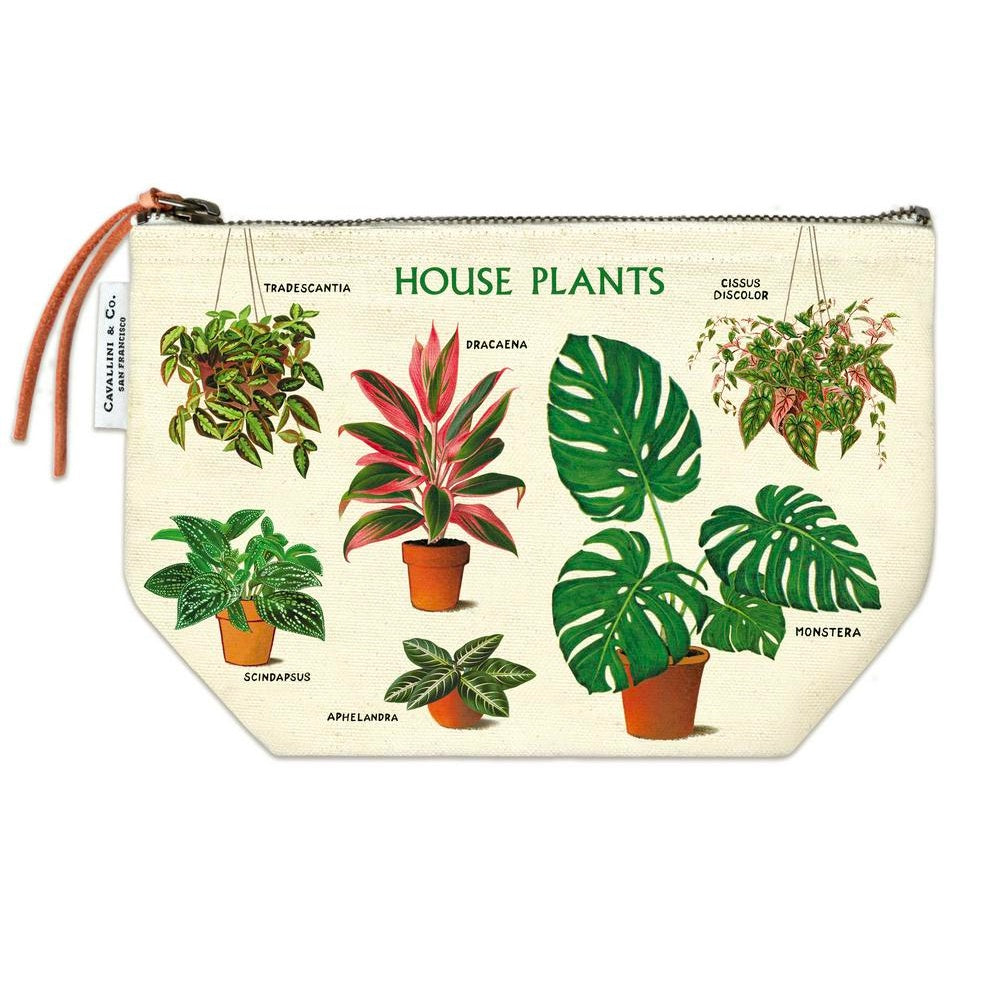 House Plants Vintage Pouch