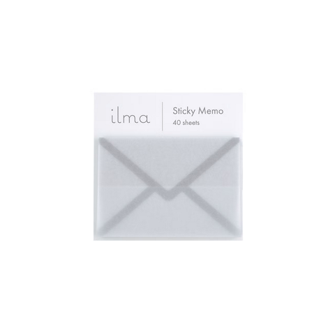 Ilma Envelope Sticky Notes - Black