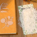 White Leaves Clear Sticker Set