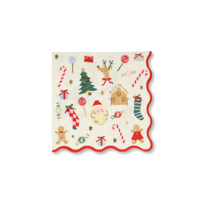 Jolly Christmas Small Napkins