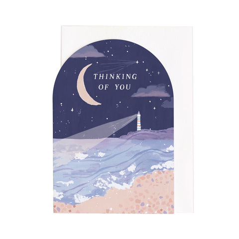 Thinking Of You Lighthouse Single Card