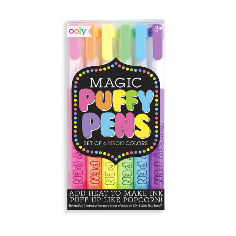 Magic Puffy Pens set/6