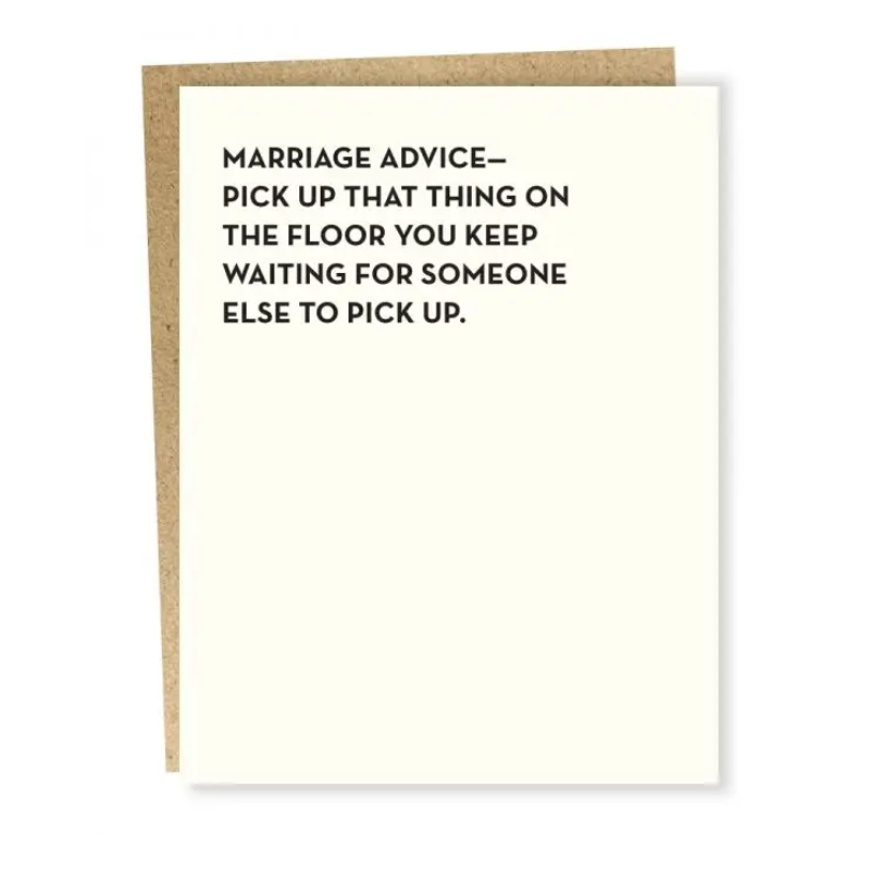 Marriage Advice - Single Card