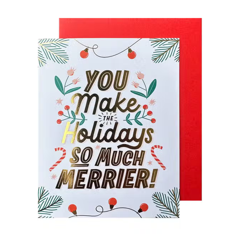 Merrier Holiday Single Card