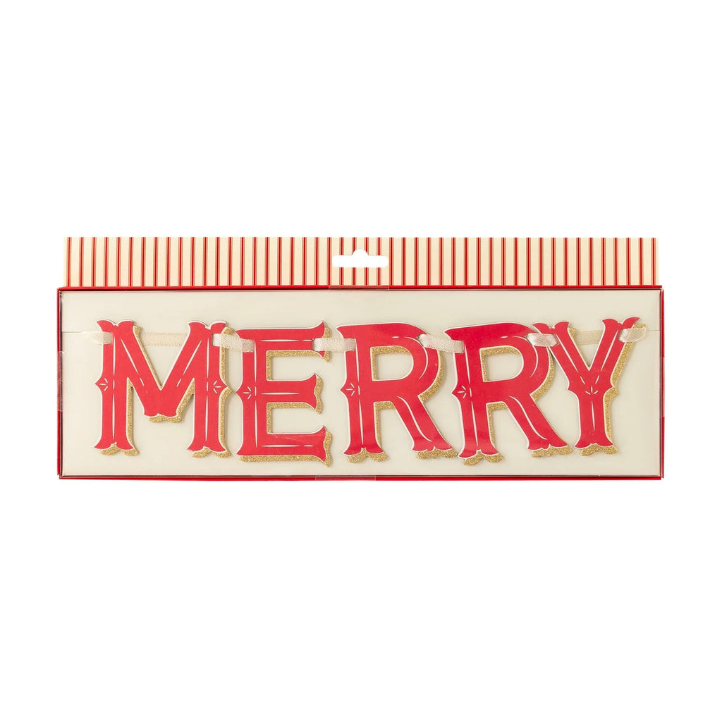 Believe Merry Christmas Banner