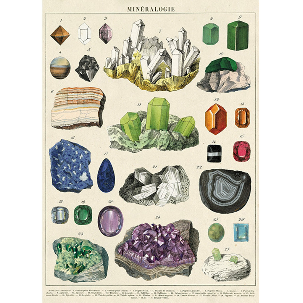 Mineralogie Poster Wrap