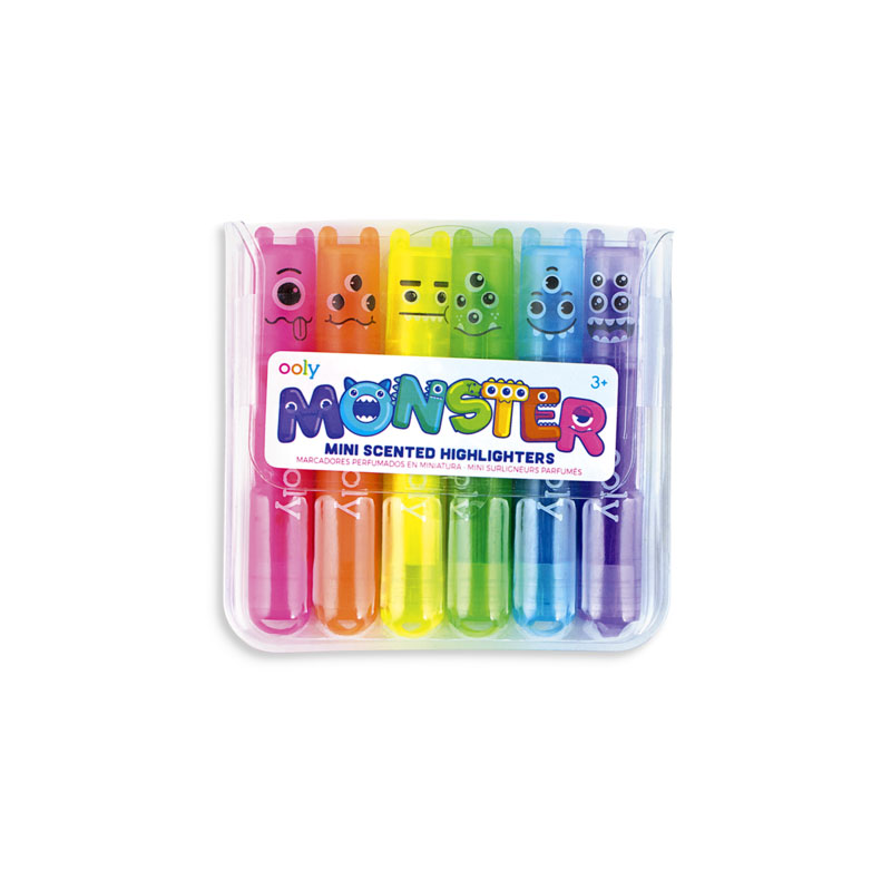 Mini Monster Scented Markers - 6 pack