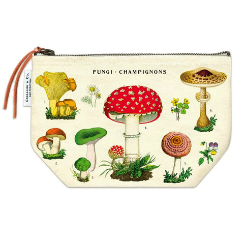 Mushrooms Vintage Pouch