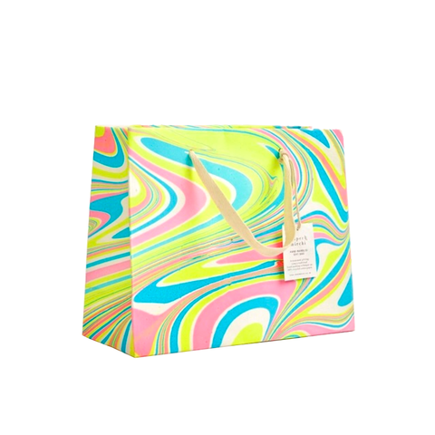 Wave Neon Medium Gift Bag