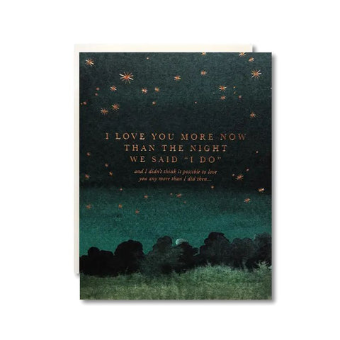 The Night We Said "I Do" Single Card