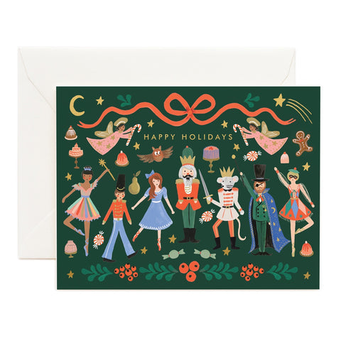 Nutcracker Ballet Single Card