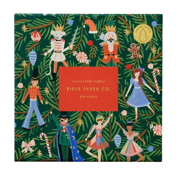 Rifle Paper Co. Nutcracker 500 Piece Puzzle