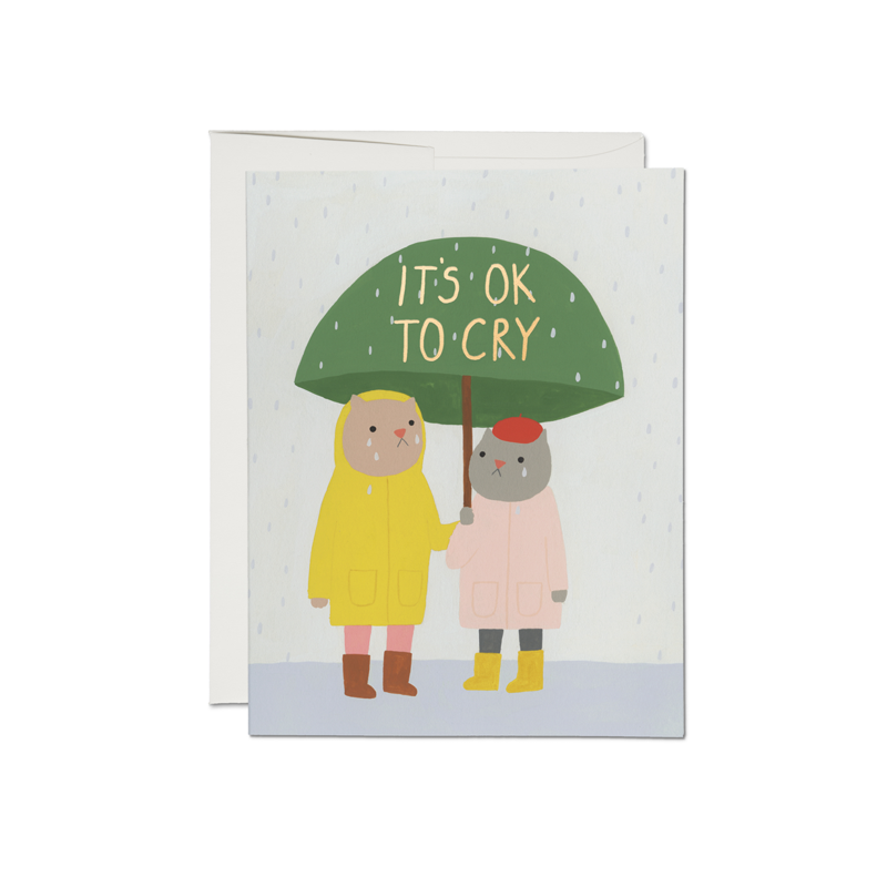 It's OK To Cry Single Card