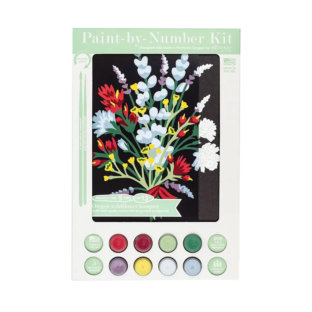 Oregon Wildflower Bouquet Paint By Number Kit