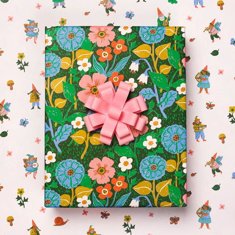 Ostara Garden Melody Double Sided Gift Wrap Sheet