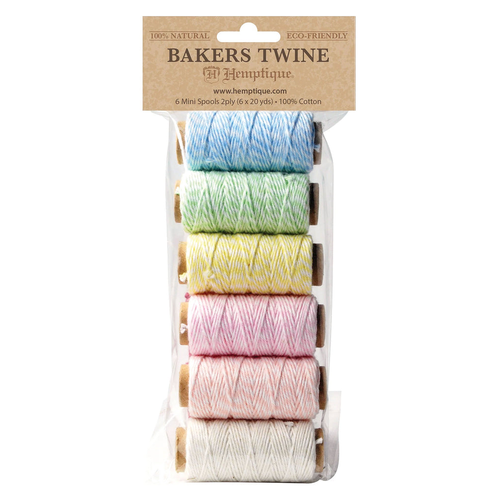Cotton Bakers Twine Mini Set - Pastel