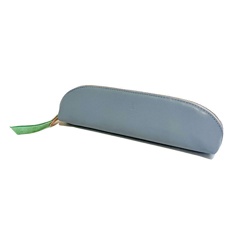 Luxe Slim Pencil Pouch Periwinkle The Paper Place