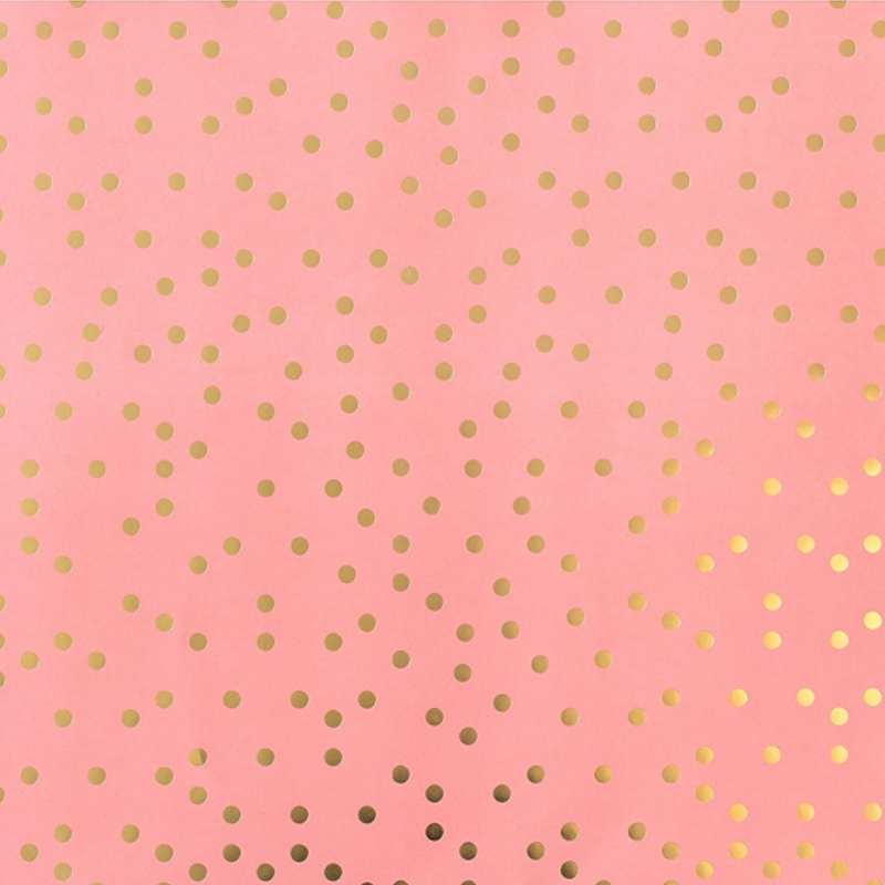 Designer Poster Board Dot Gold/Pink