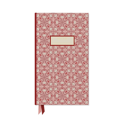 Pink Folk Pattern Pocket Journal