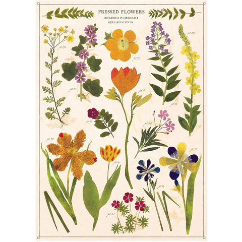 Pressed Flowers Poster Wrap