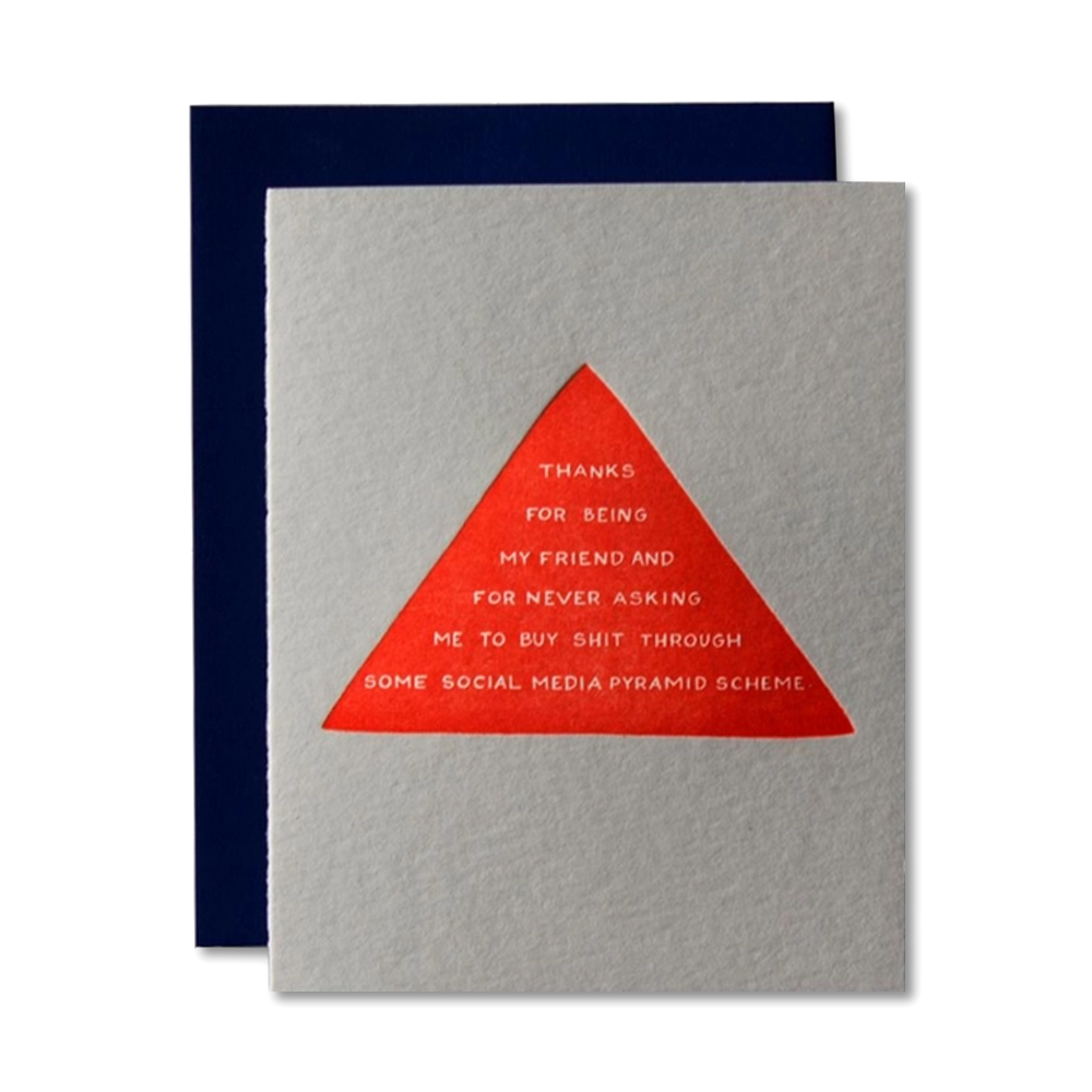 Pyramid Scheme Single Card