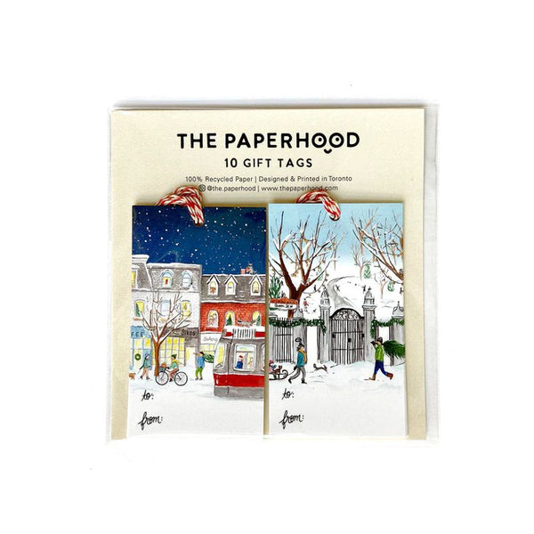 Toronto Queen West & Trinity Bellwoods Gift Tags