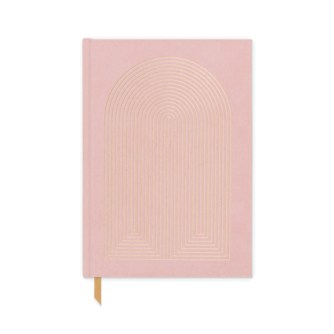 Dusty Pink Radiant Rainbow Journal