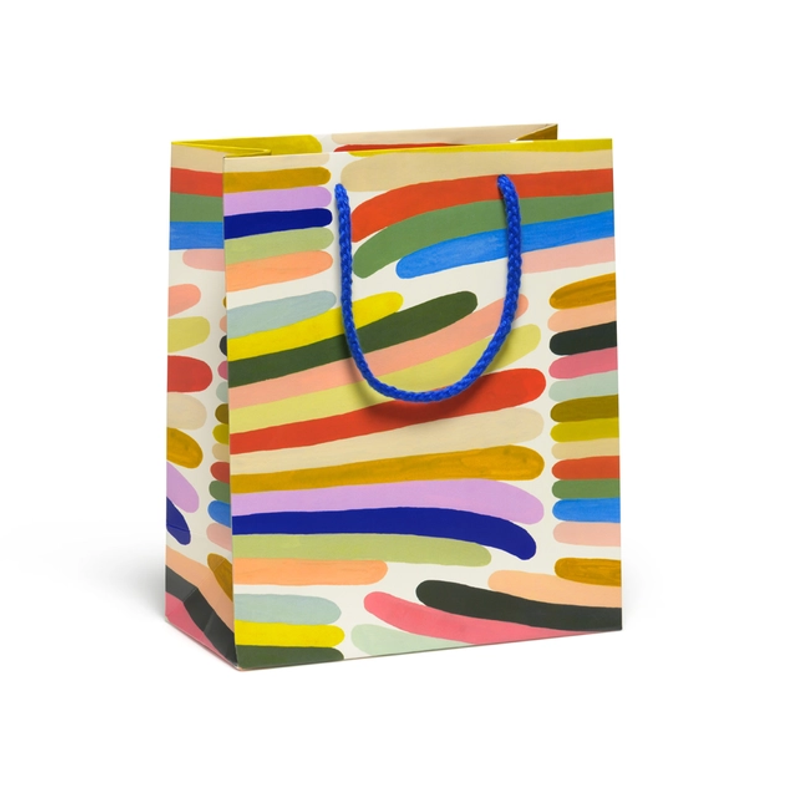 Rainbow Stripes Medium Gift Bag