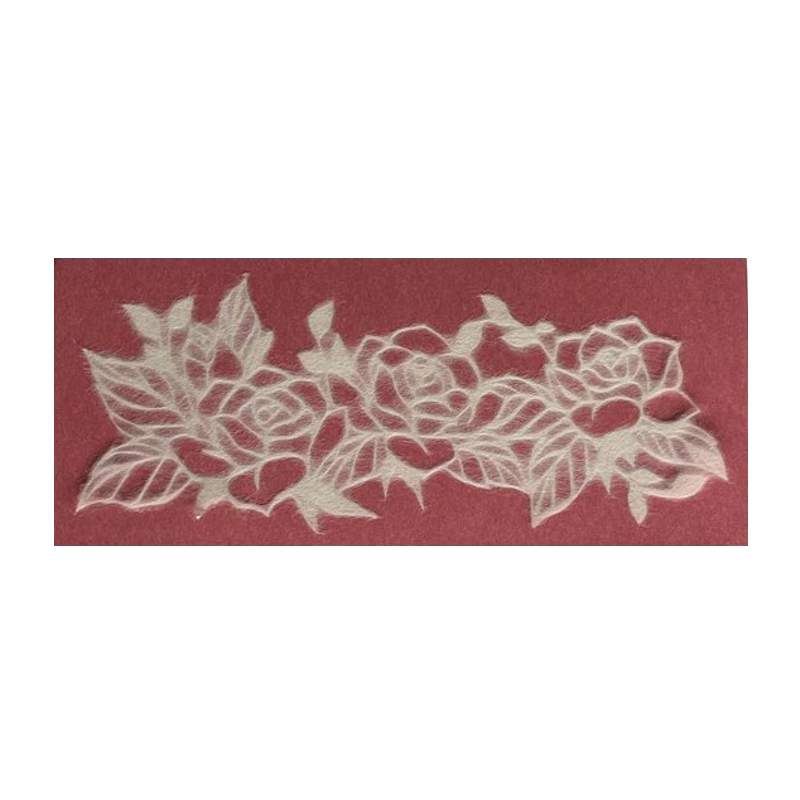 Rose #06 Washi Line Blossoms