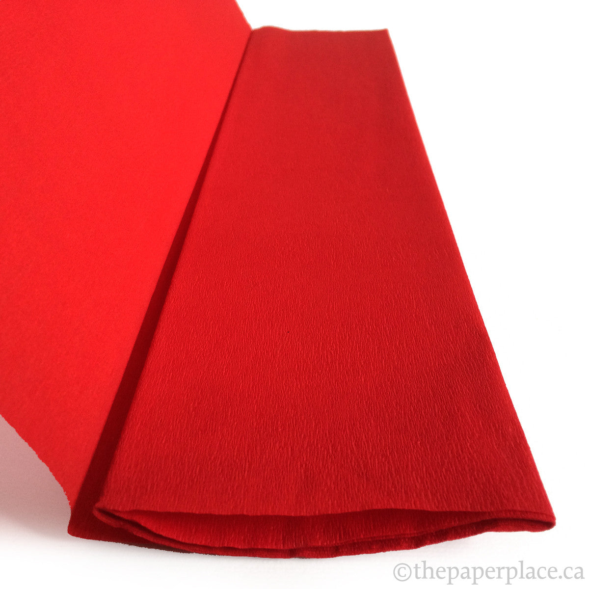 Flame Red Crepe Paper Sheets Folds 20 inch. X 8 ft.