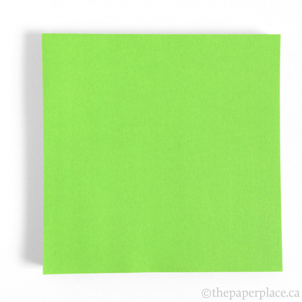 15cm Single Colour Apple Green - 100 Sheets