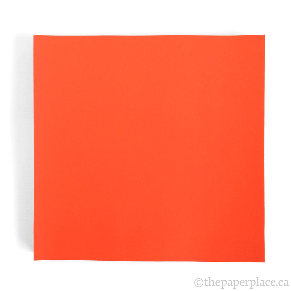 15cm Single Colour Dark Orange - 100 Sheets